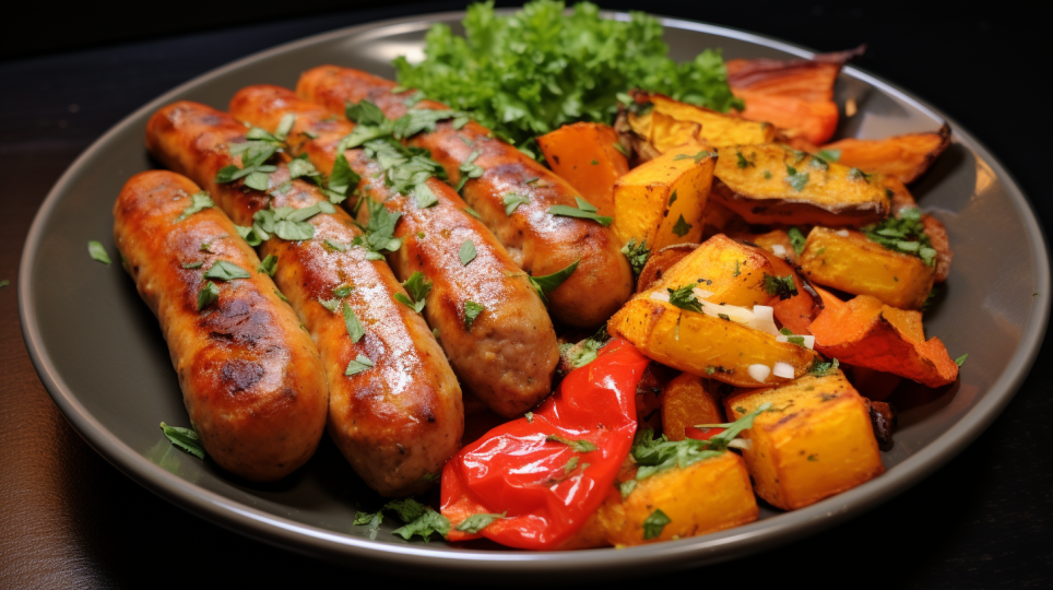 Sausage and Sweet potato