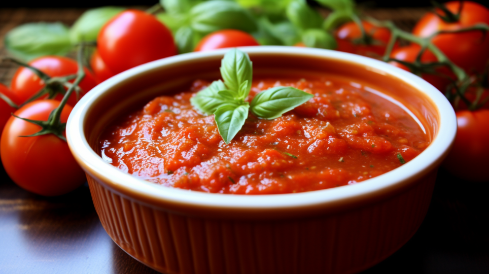 Homemade fresh tomato sauce