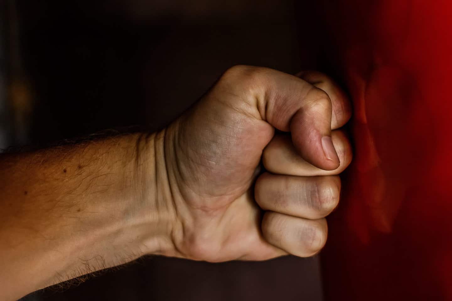 Punching bag training: Good for body and mind